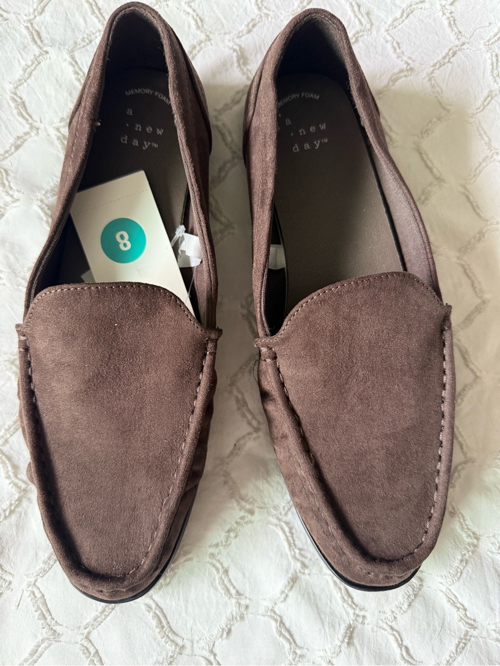 a new day women’s brown Loafers - Memory Foam Comfort size 8